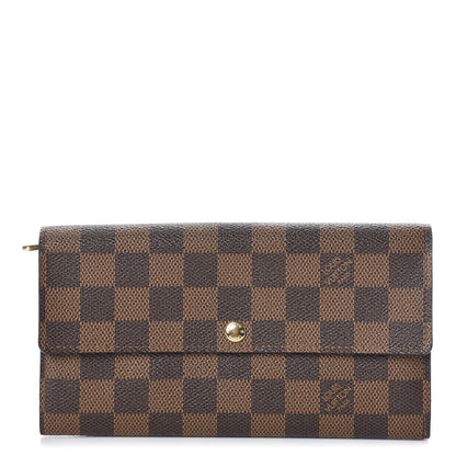 Louis Vuitton Damier Ebene Sarah Wallet 1 of 6