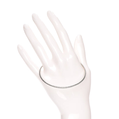 David Yurman Sterling Silver 2.5mm Cable Bangle 2 of 4