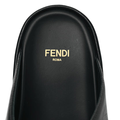 Fendi Vitello Womens Fendigraphy Slide Sandals 36 Black 7 of 7