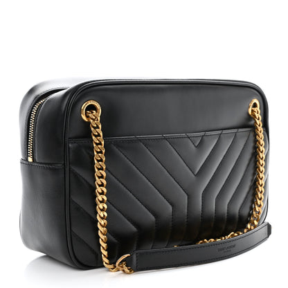 Saint Laurent Calfskin Matelasse Joan Camera Bag Black 3 of 10