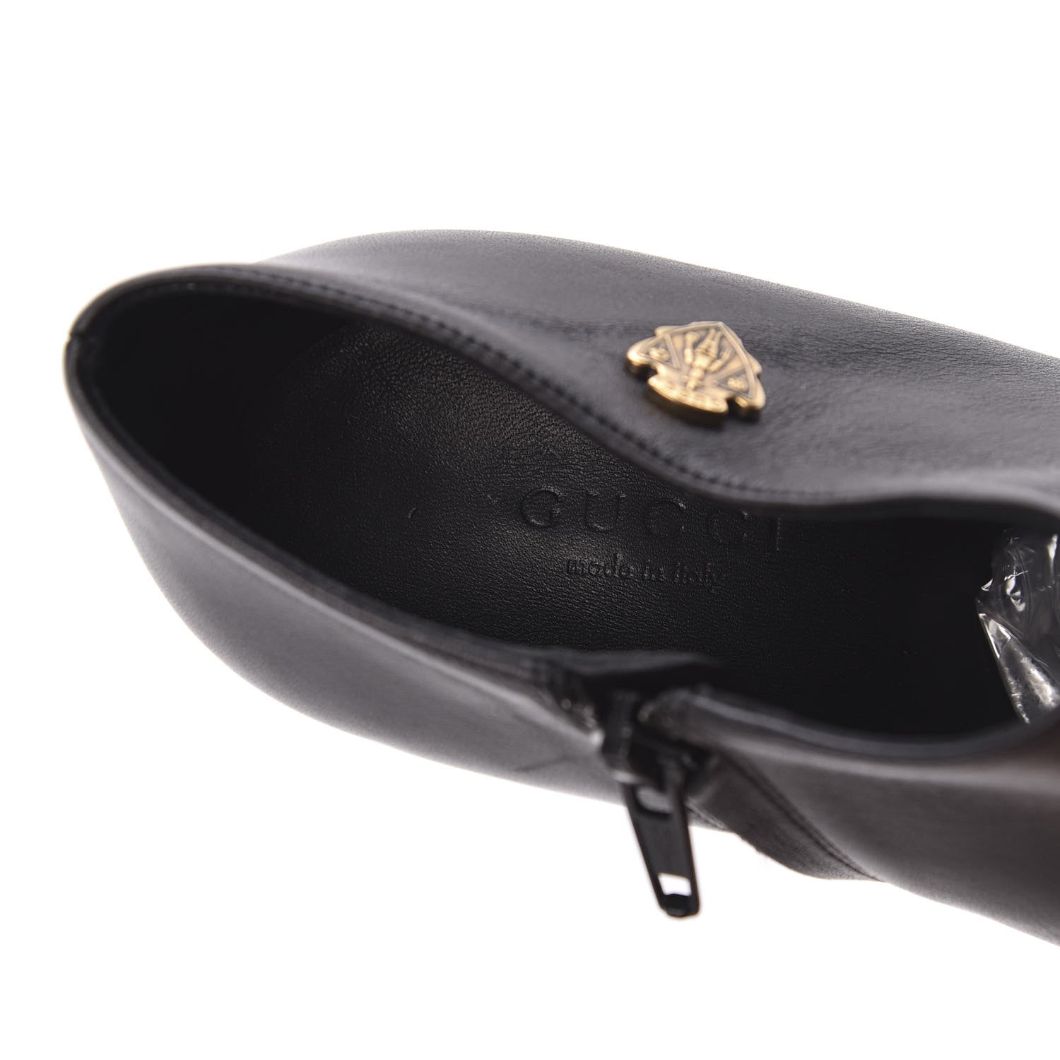 Gucci Calfskin Hysteria Ankle Boots 35 Black 7 of 8