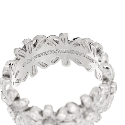 Tiffany Platinum Diamond Schlumberger Daisy Ring 52 6 4 of 6