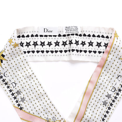 Christian Dior Silk High Priestess Tarot Mitzah Scarf Off White 5 of 5