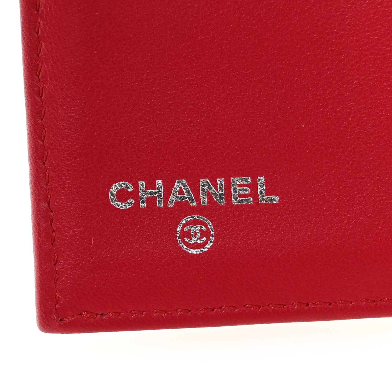 Chanel Lambskin Quilted Large Flap Wallet Dark Pink 6 of 11