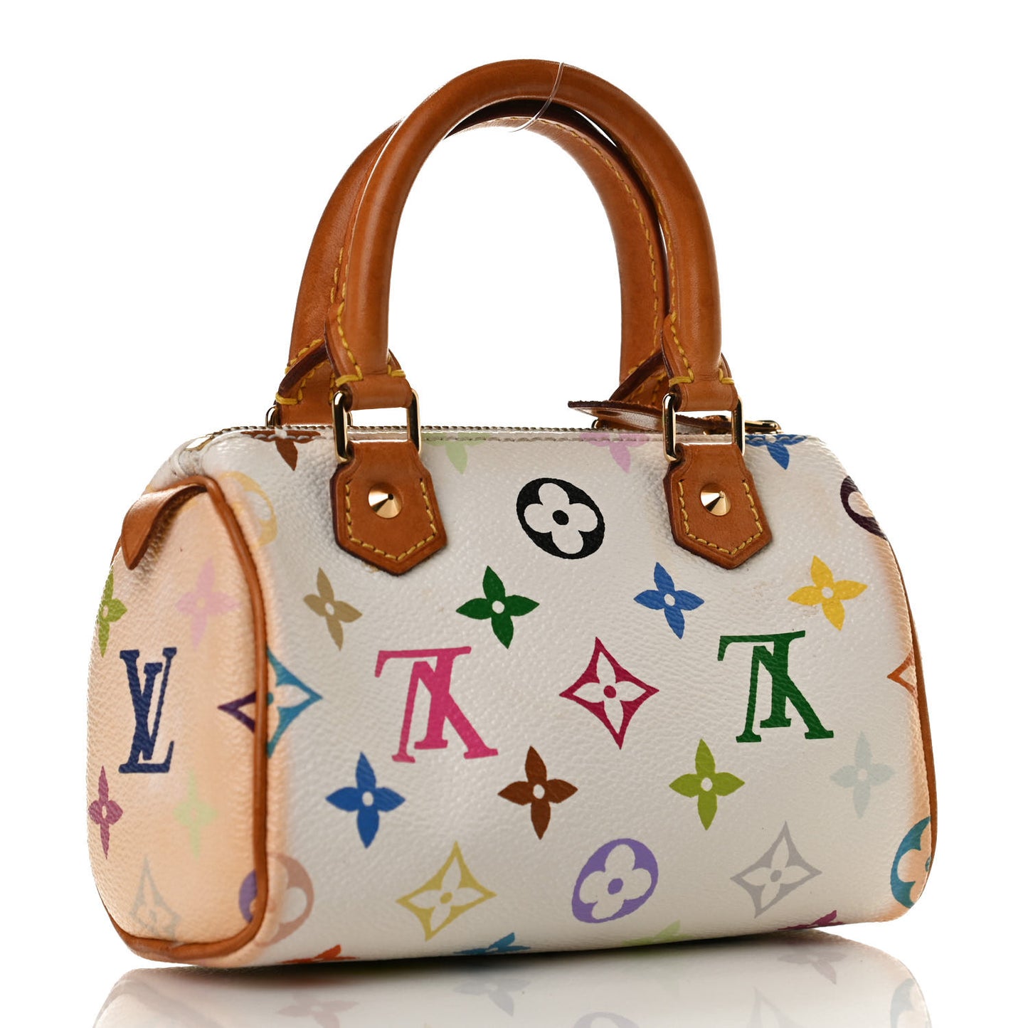 Monogram Multicolor Mini Sac HL Speedy White