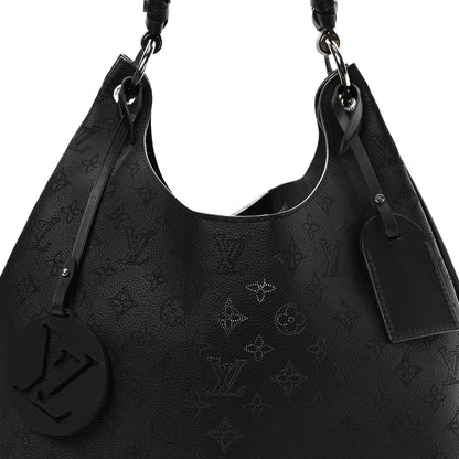 Louis Vuitton Mahina Carmel Hobo Black 6 of 8