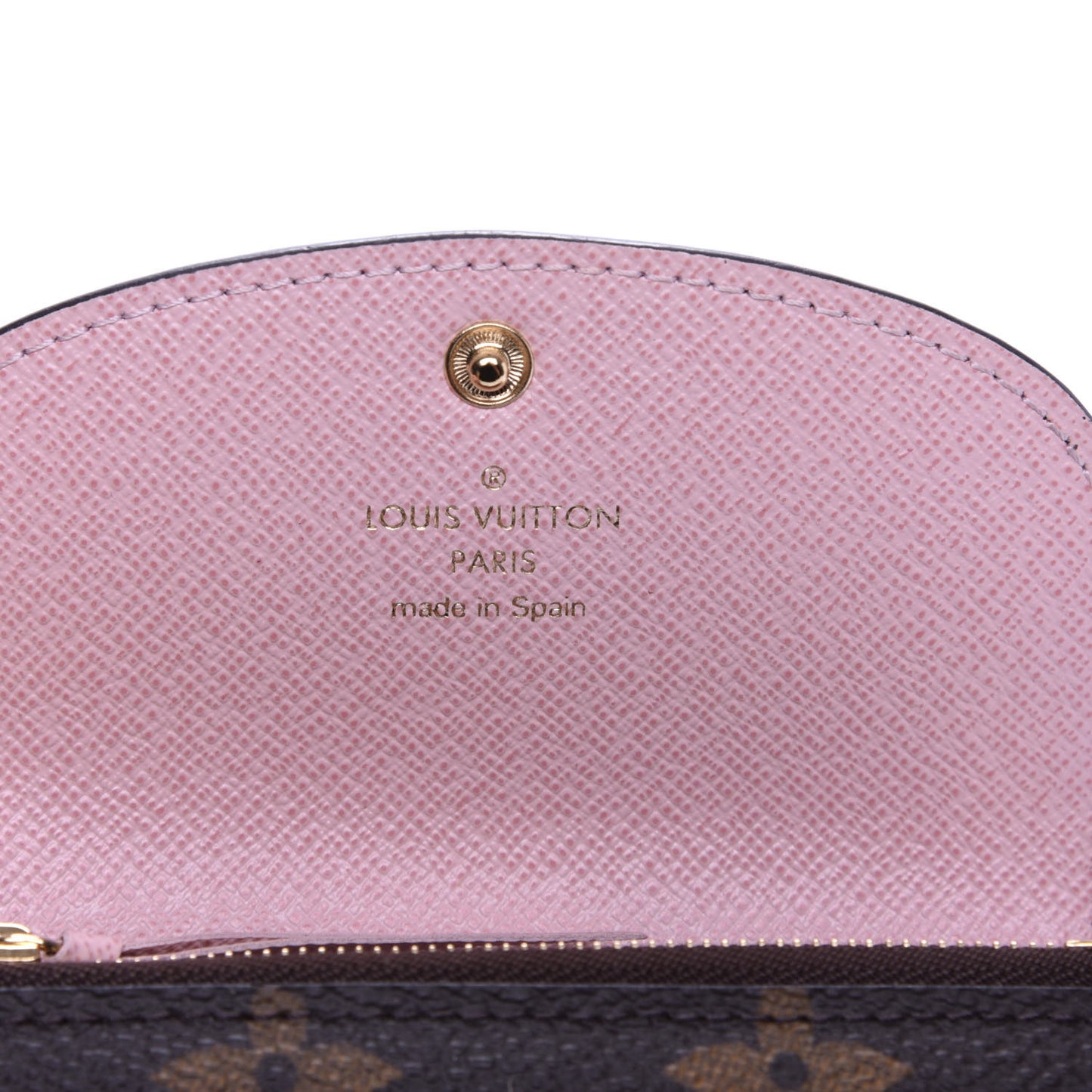 Monogram Rosalie Coin Purse Rose Ballerine