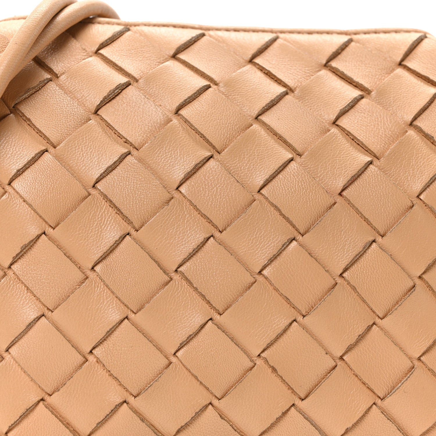 Bottega Veneta Nappa Intrecciato Mini Loop Camera Bag Almond 7 of 9