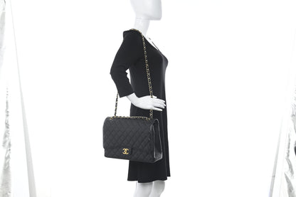 Chanel Caviar Quilted Maxi Double Flap Black 2 of 10