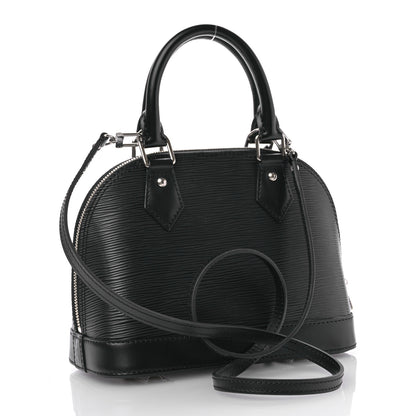 Louis Vuitton Epi Alma BB Black 3 of 9
