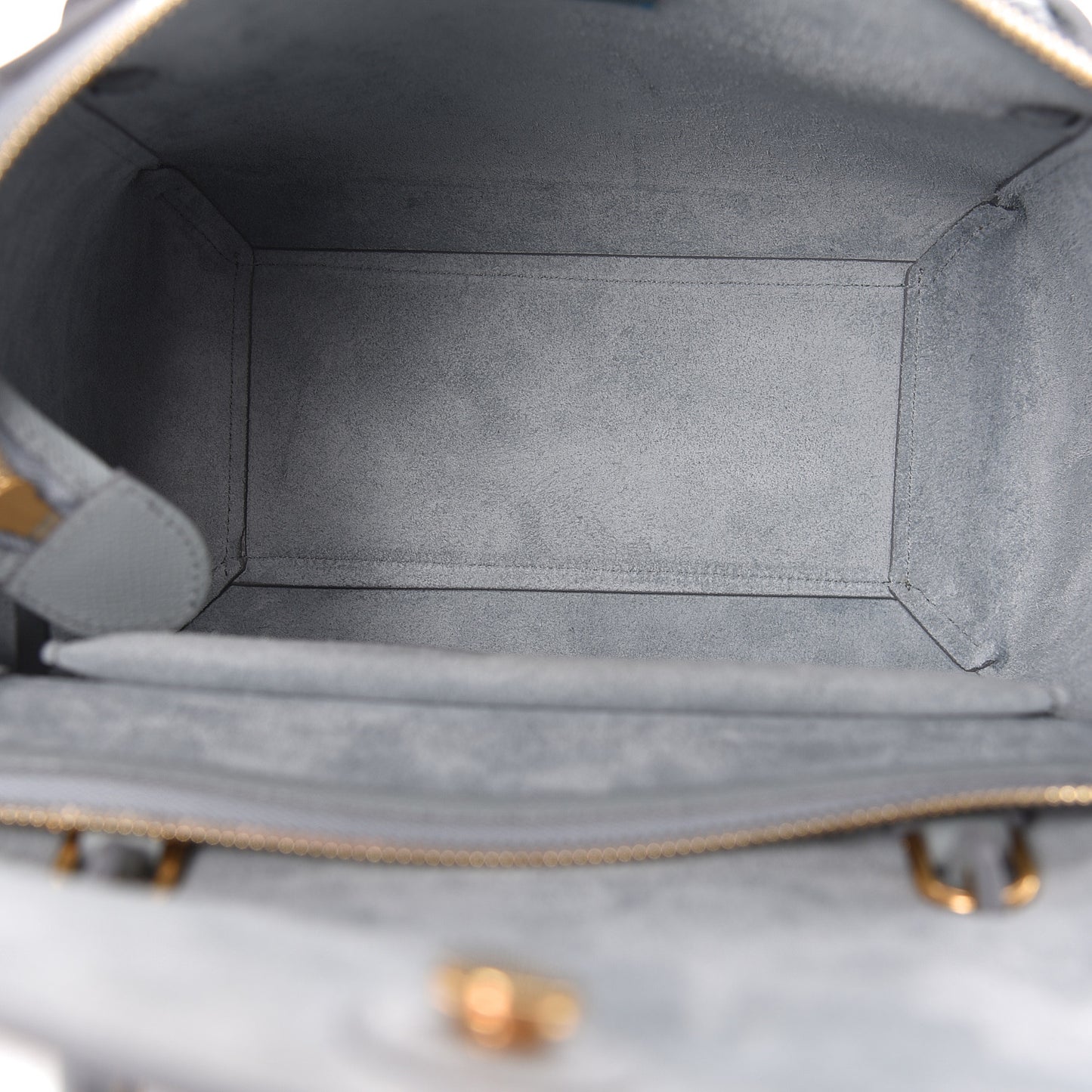 Grained Calfskin Micro Belt Bag Cloud