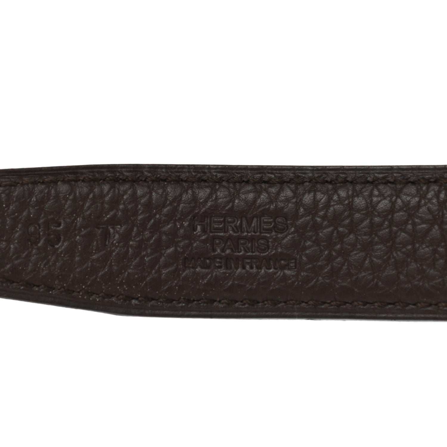 Hermes Box Togo Rivale 18 Belt 95 Black 3 of 5