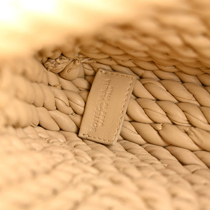 Bottega Veneta Lambskin Torchon Tasseled Twisted Shoulder Bag Porridge 6 of 11