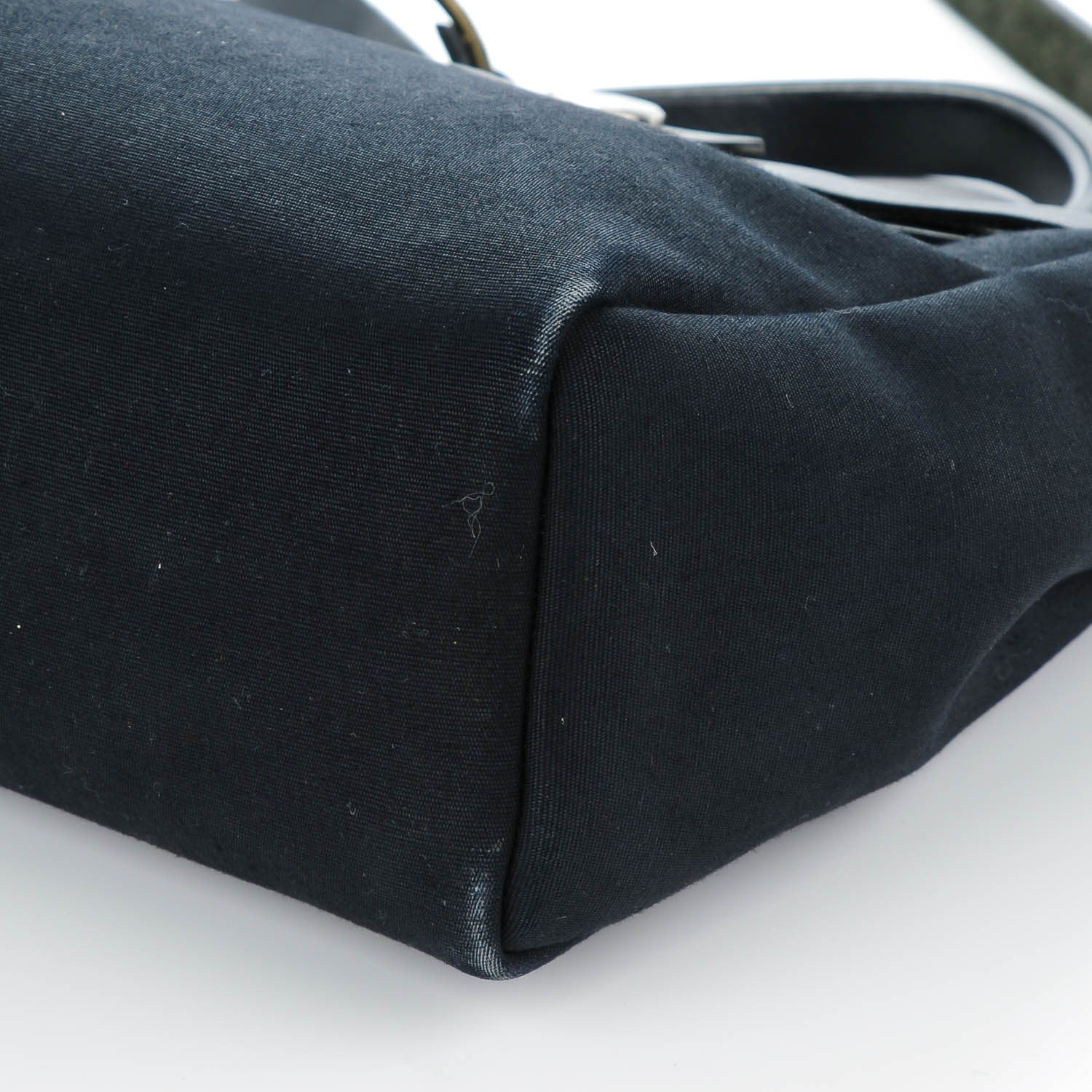 Hermes Toile Vache Calfskin Herbag 30 PM Black 4 of 12