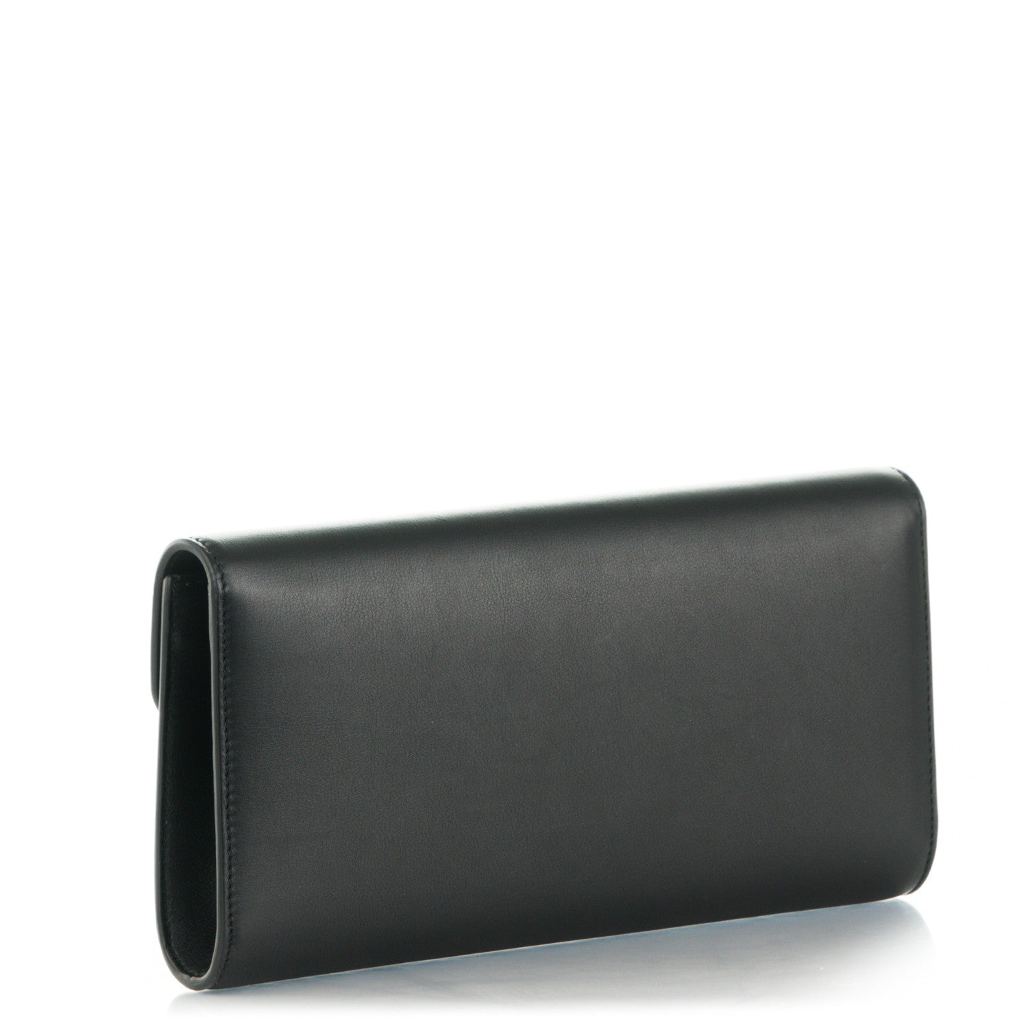 Gucci Calfskin Pearly GG Marmont Clutch Black 3 of 7