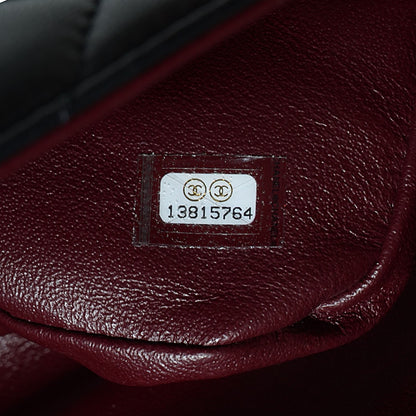 Chanel Lambskin Quilted Jumbo Single Flap Black 7 of 8