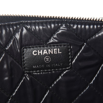 Chanel Tweed CC Medium Cosmetic Case Grey Black 5 of 7