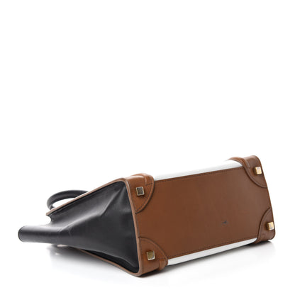 Celine Smooth Calfskin Micro Tri-Color Luggage Brown 4 of 11