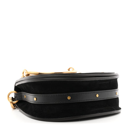 Chloe Calfskin Small Nile Bracelet Bag Black 4 of 10