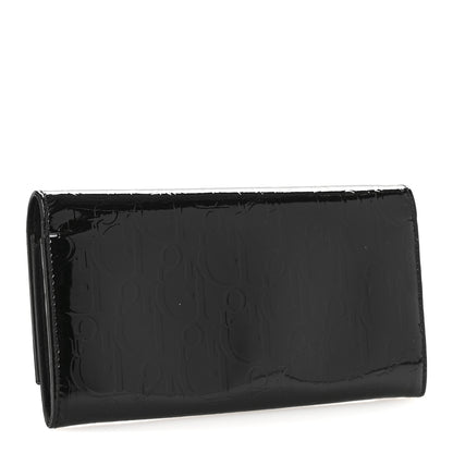 Christian Dior Patent Ultimate Rendez-vous Chain Wallet Black 3 of 10
