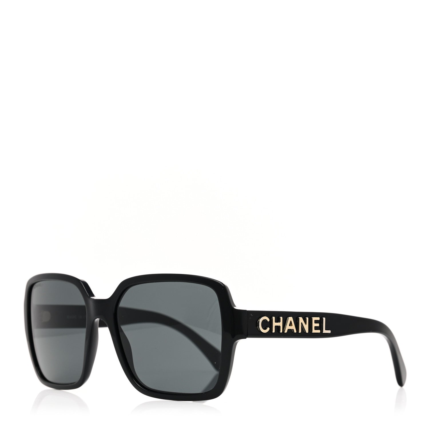 Chanel Acetate Square Sunglasses 5408 Black 1 of 7