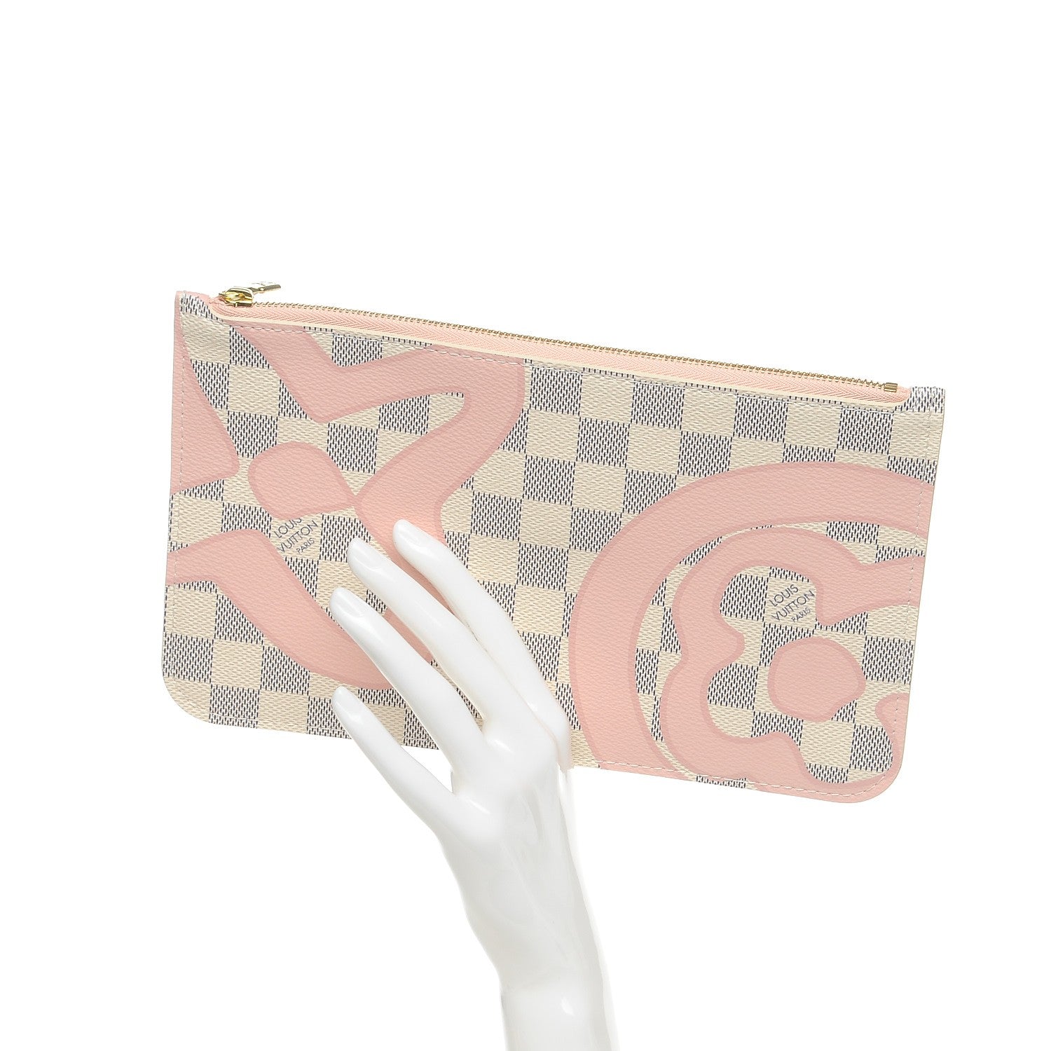 Louis Vuitton Damier Azur Tahitienne Neverfull MM GM Pochette 2 of 8