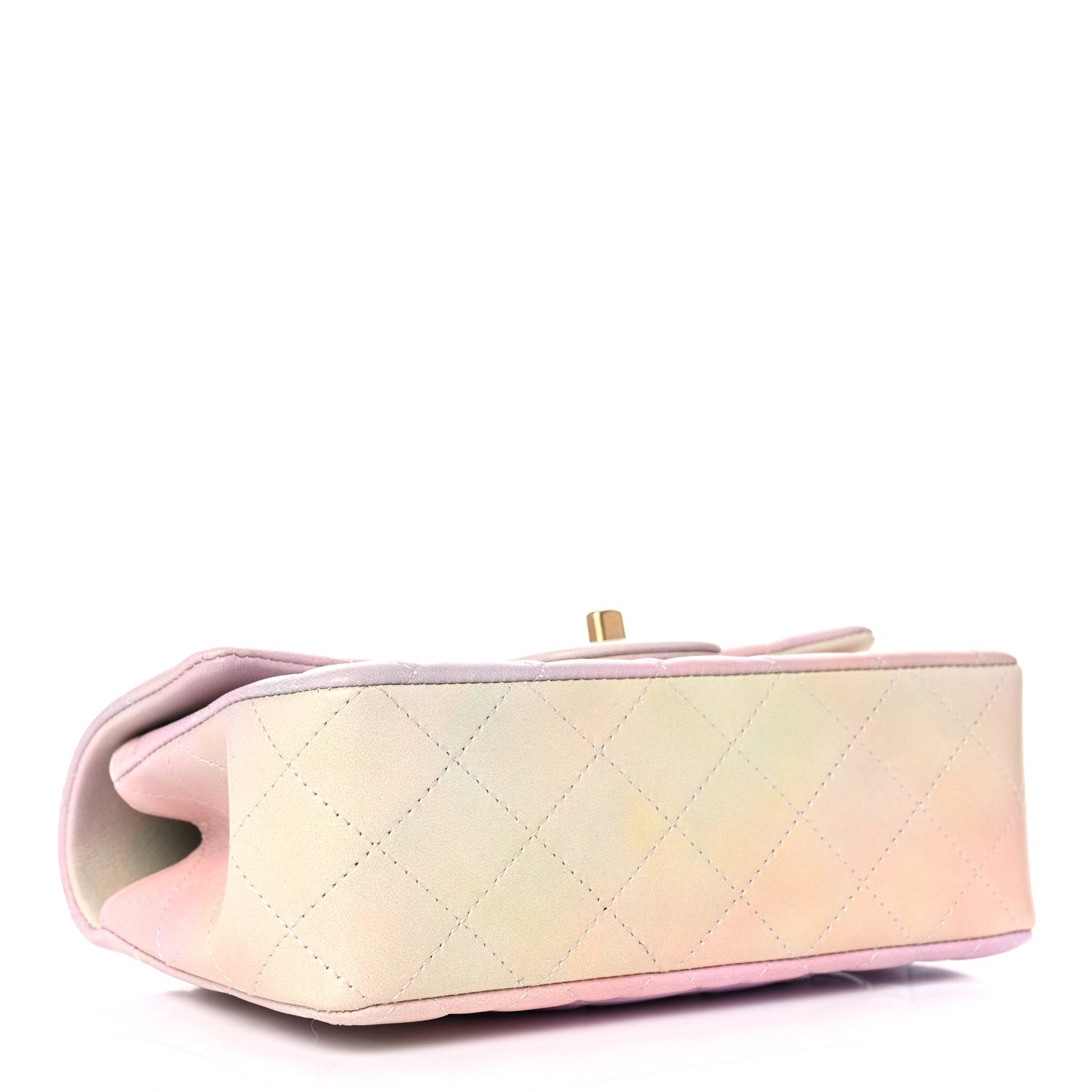 Chanel Lambskin Quilted Ombre Mini Top Handle Rectangular Flap Pink Multicolor 4 of 10