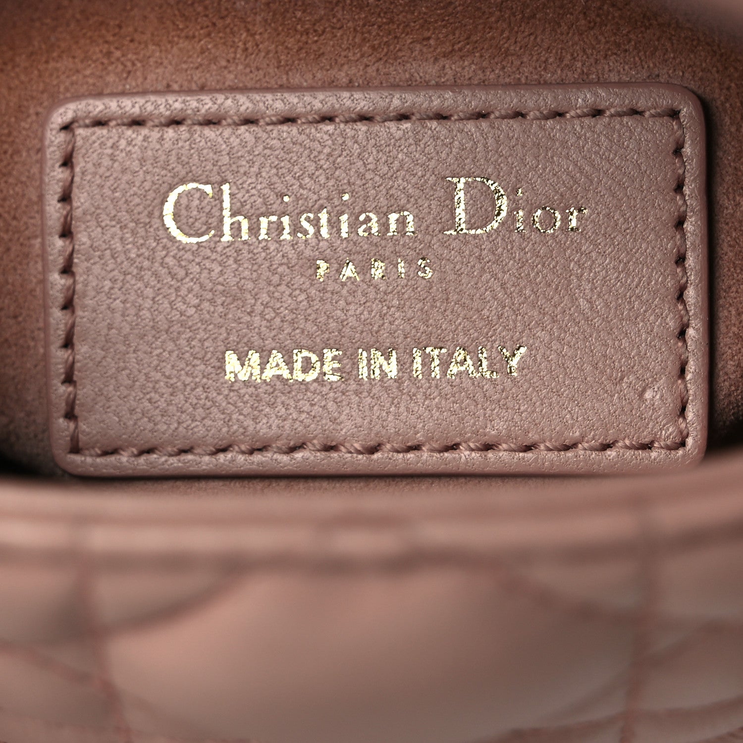 Christian Dior Lambskin Cannage Mini Lady Dior Blush 6 of 16