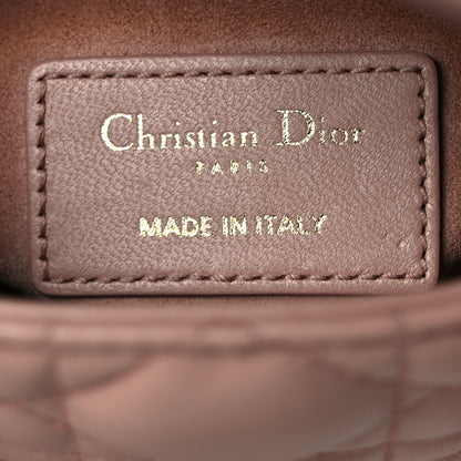 Christian Dior Lambskin Cannage Mini Lady Dior Blush 6 of 16