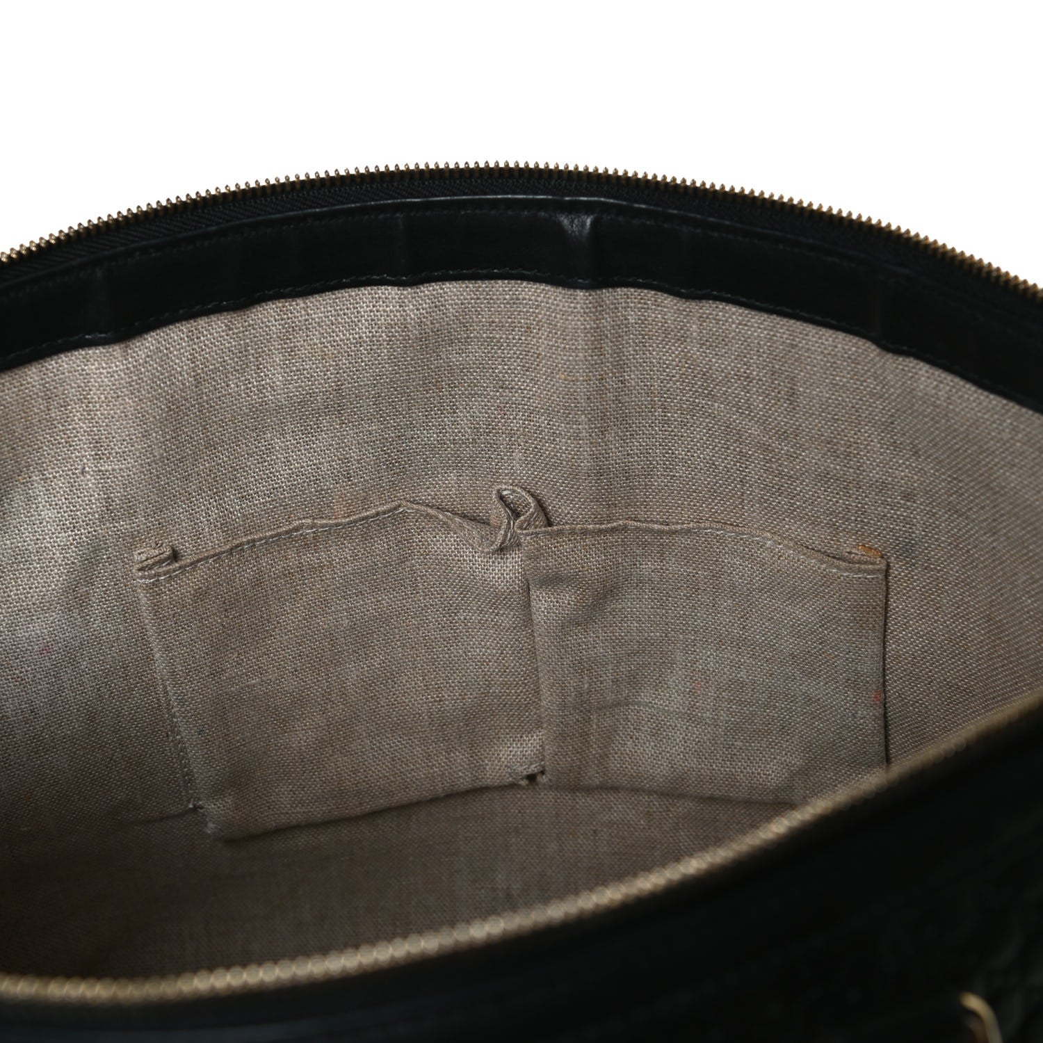 Gucci Soft Microguccissima Medium Zippered Satchel Black 13 of 17