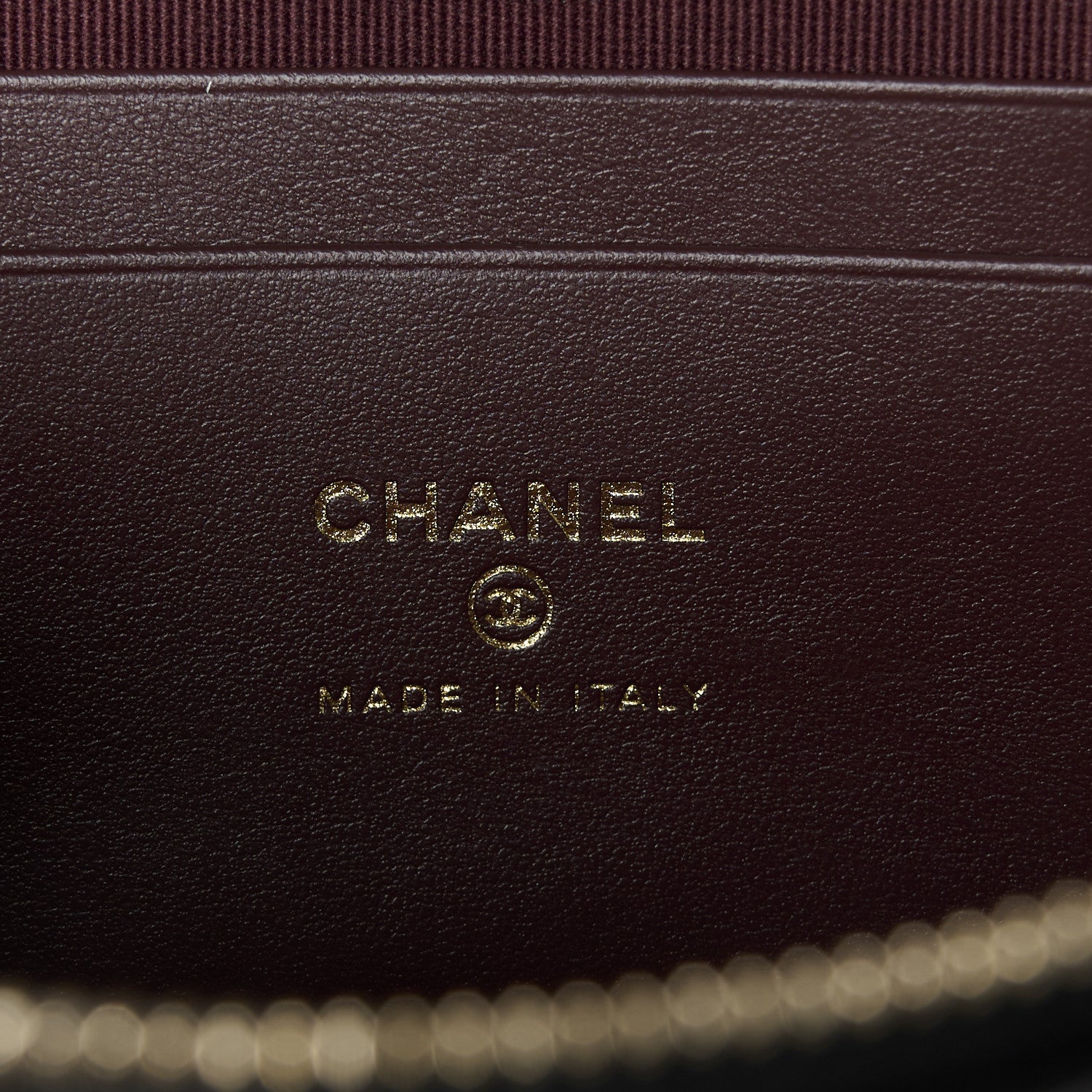 Chanel Caviar Quilted Top Handle Slim Vanity With Chain Black 5 of 10