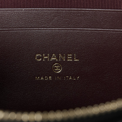 Chanel Caviar Quilted Top Handle Slim Vanity With Chain Black 5 of 10
