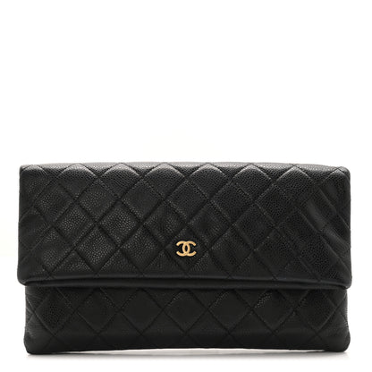 Chanel Caviar Quilted CC Beauty Clutch Black 1 of 6