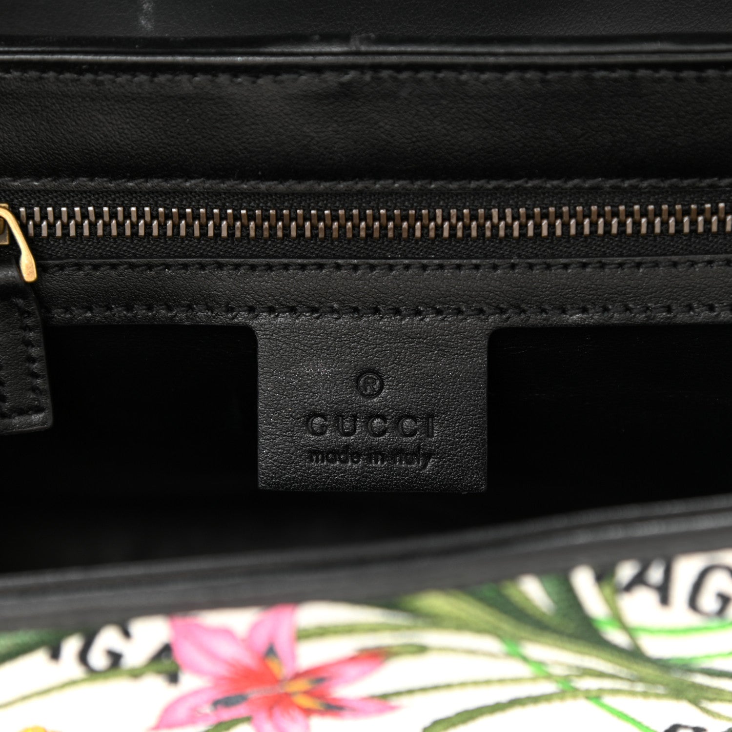 Gucci X BALENCIAGA Canvas Flora Logo Print Diagonal Matelasse Small GG Marmont Shoulder Bag White 6 of 9