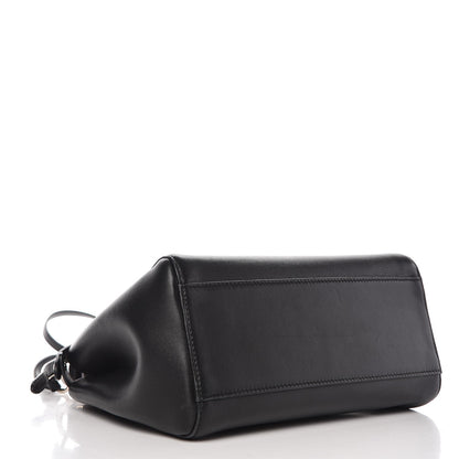 Fendi Nappa Karung Monster Eyes Mini Peekaboo Iconic Satchel Black Papavero 4 of 13