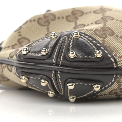 Gucci Monogram Mini Indy Top Handle Bag Dark Brown 9 of 10