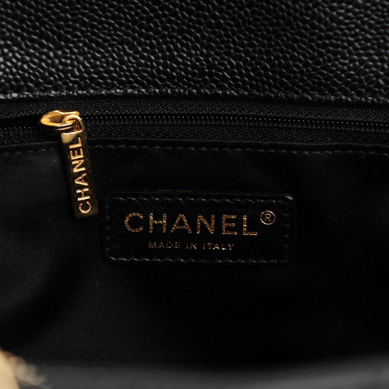 Chanel Caviar Quilted Grand Shopping Tote GST Black 6 of 7
