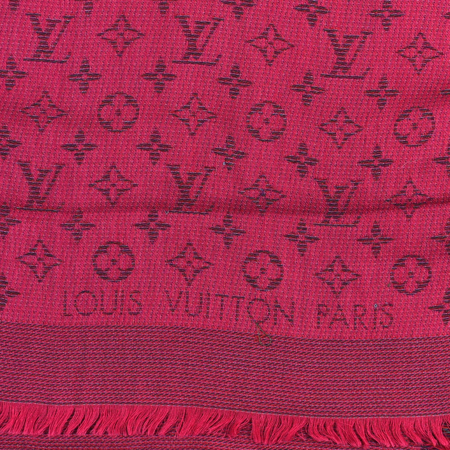 Louis Vuitton Silk Wool Monogram Rainbow Shawl 2 of 3