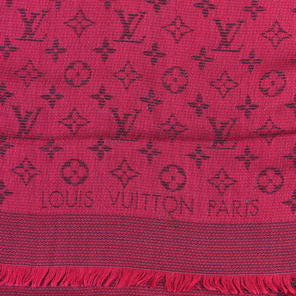 Louis Vuitton Silk Wool Monogram Rainbow Shawl 2 of 3