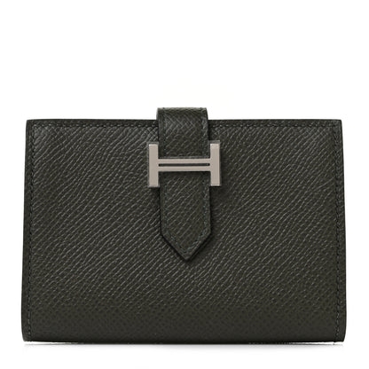 Hermes Epsom Bearn Card Holder Wallet Vert Maquis 1 of 8