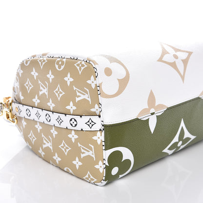 Louis Vuitton Monogram Giant Speedy Bandouliere 30 Kaki Beige 6 of 10