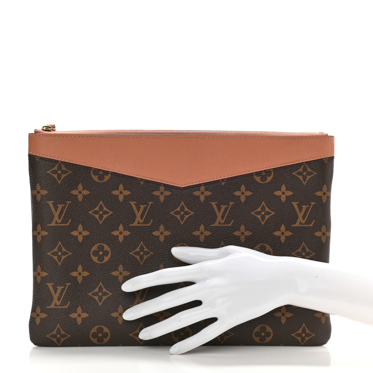 Monogram Daily Pouch Peach