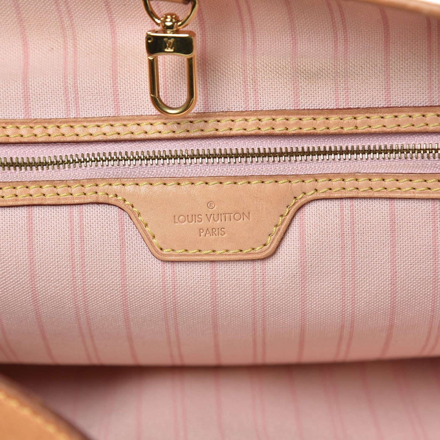 Damier Azur Delightful MM Rose Ballerine