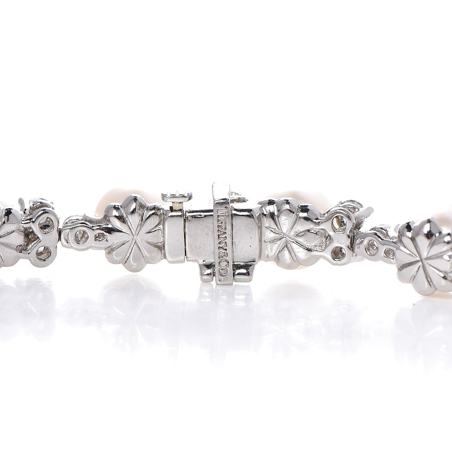Platinum Diamond Akoya Pearl 6.5-7mm Aria Necklace