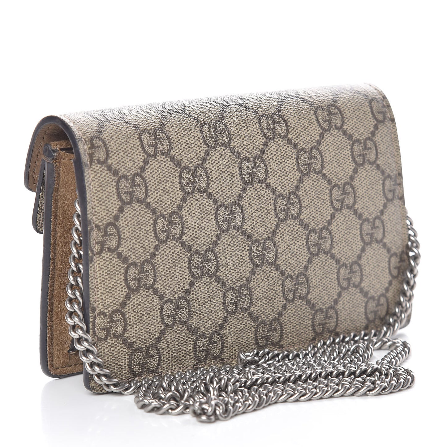 GG Supreme Monogram Super Mini Dionysus Shoulder Bag Taupe