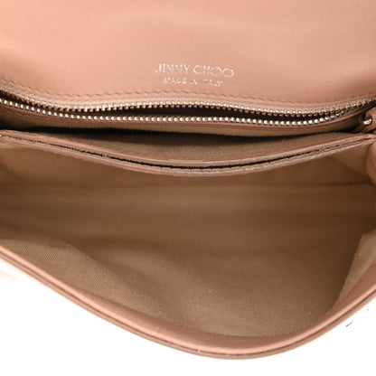 Jimmy Choo Calfskin Crystal Medium Cheri Top Handle Bag Powder Pink 8 of 17