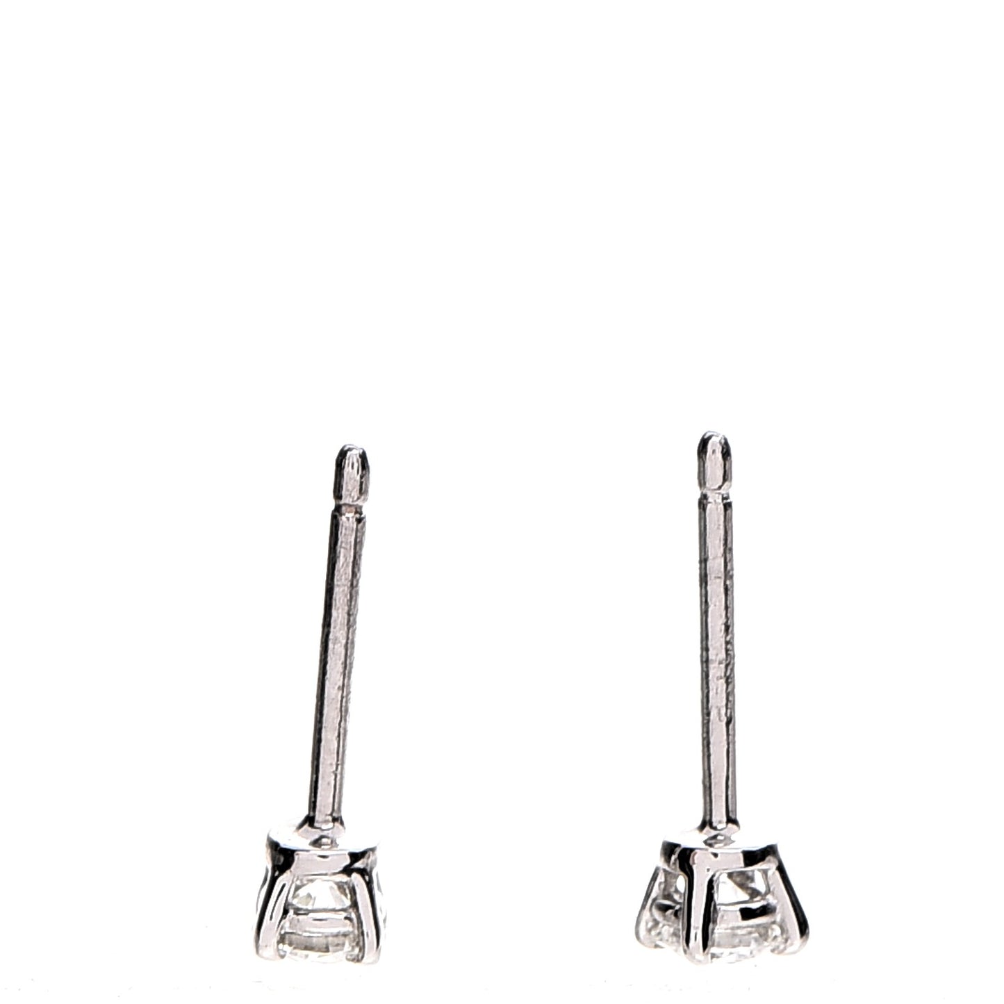 Platinum Diamond .22ctw Solitaire Earrings
