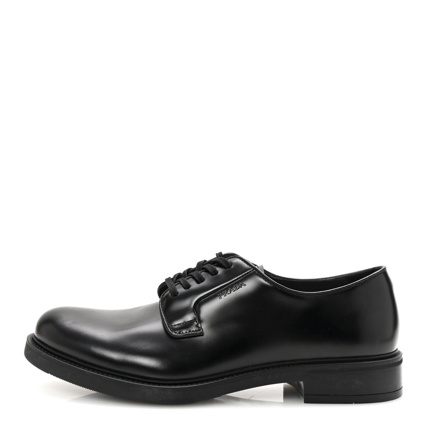 Spazzolato Mens Derby Loafers 8 Black