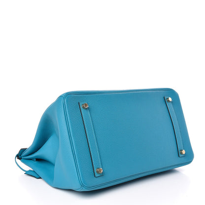Hermes Togo Birkin 35 Turquoise 4 of 34