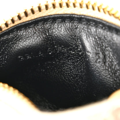 Saint Laurent Metallic Calfskin Berlingo Bag Charm Platino 7 of 7